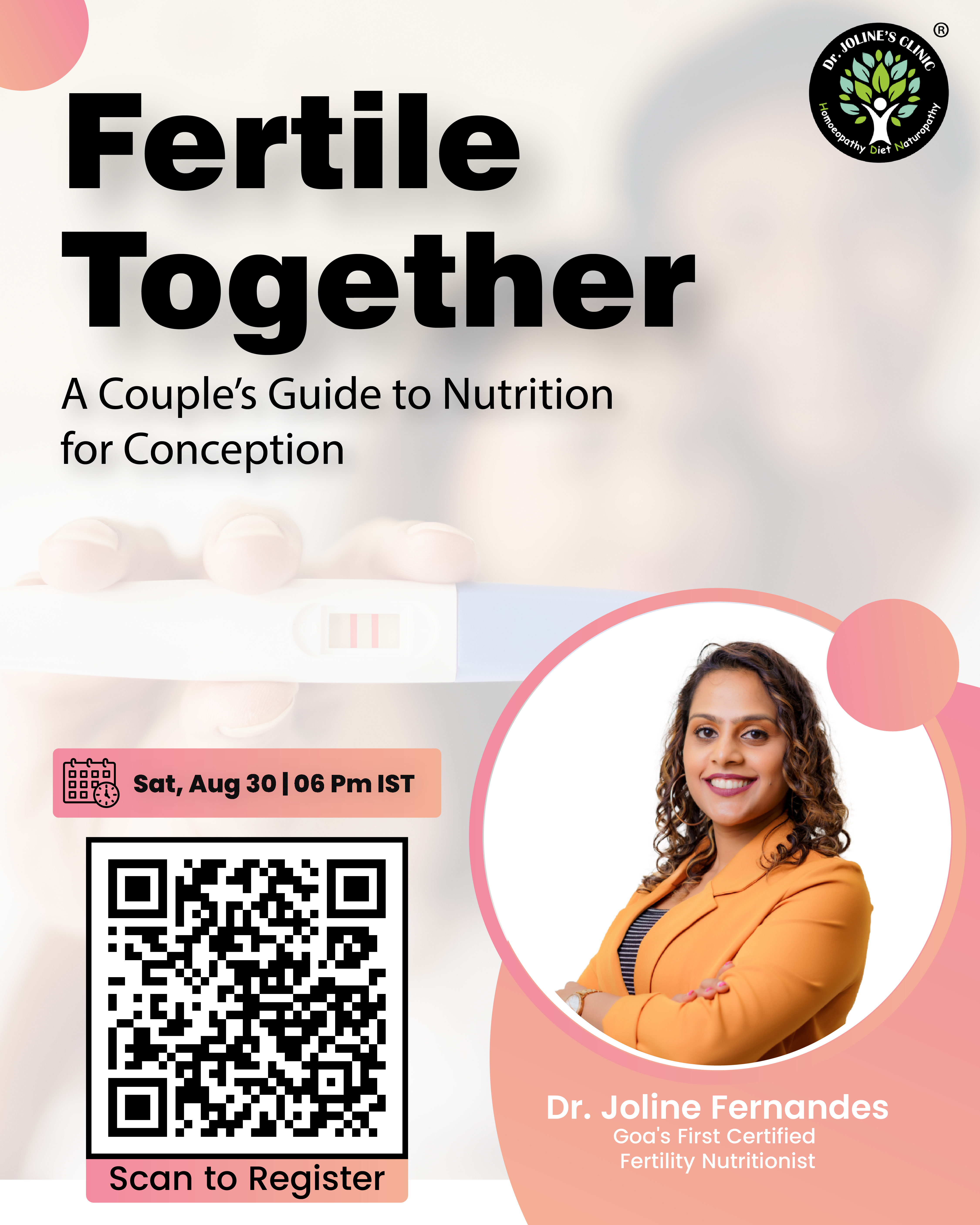 Webinar For Couple Fertility Nutrition on 30th Aug 2025, 6PM IST